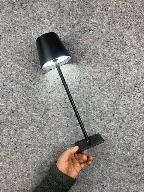 Minimalist Matte Black Desk Lamp
