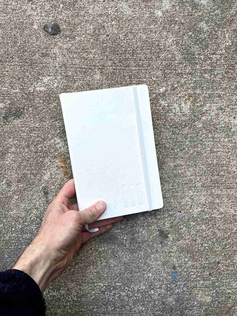 Minimalist White Notebook