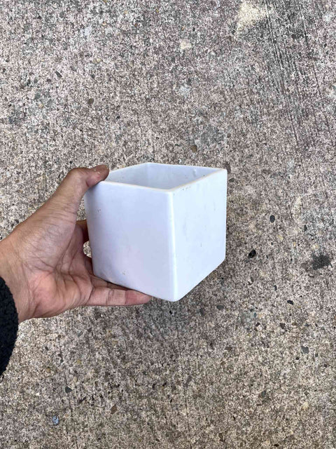 Minimalist White Planter