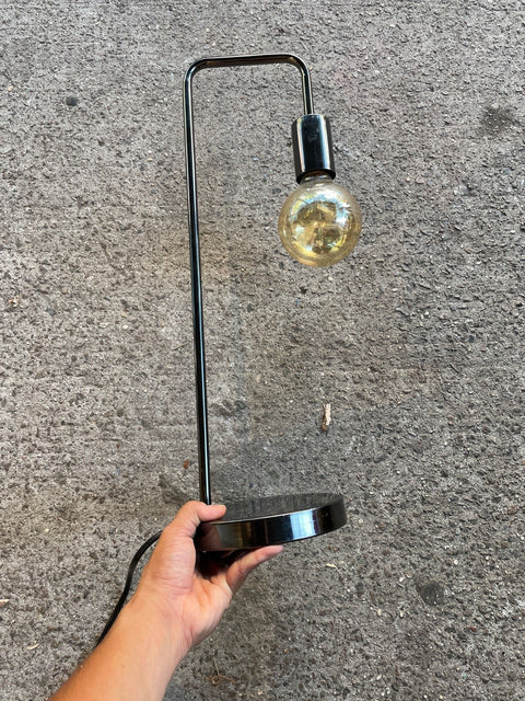 A Modern Lamp with an Old Timey Bulb