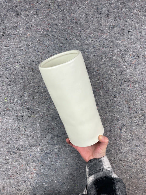 Modern Matte White Ceramic Vase