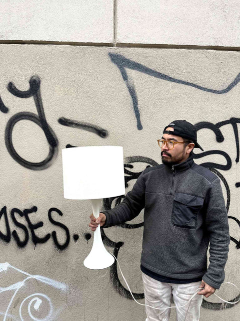 Modern White Table Lamp