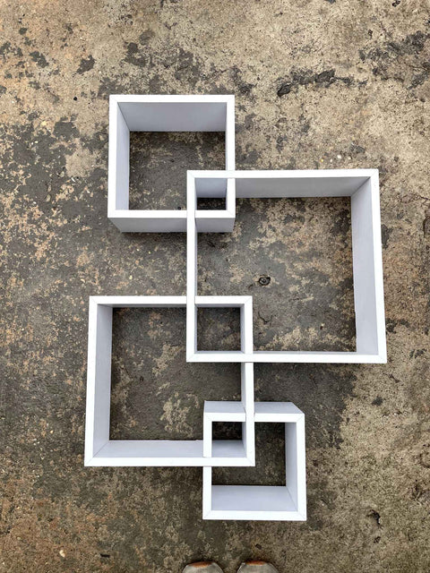 Modern White Wall Shelves