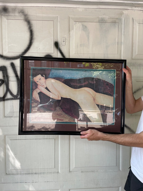 Modigliani Framed Poster Art, 29 x 22 in