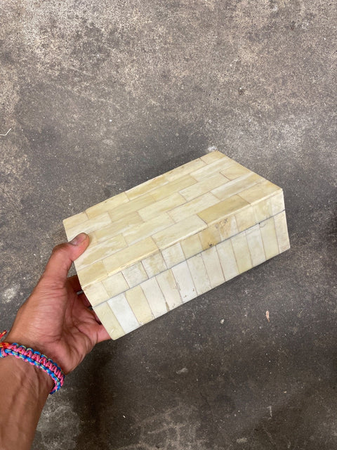 Mosaic Bone Trinket Box