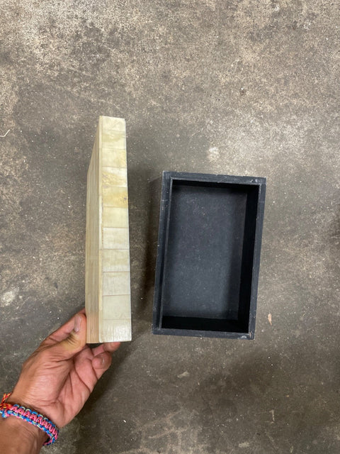 Mosaic Bone Trinket Box