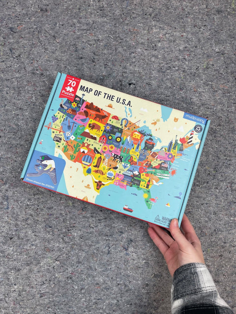 Mudpuppy Map Of USA Puzzle