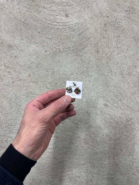 Murano Glass Stud Earrings