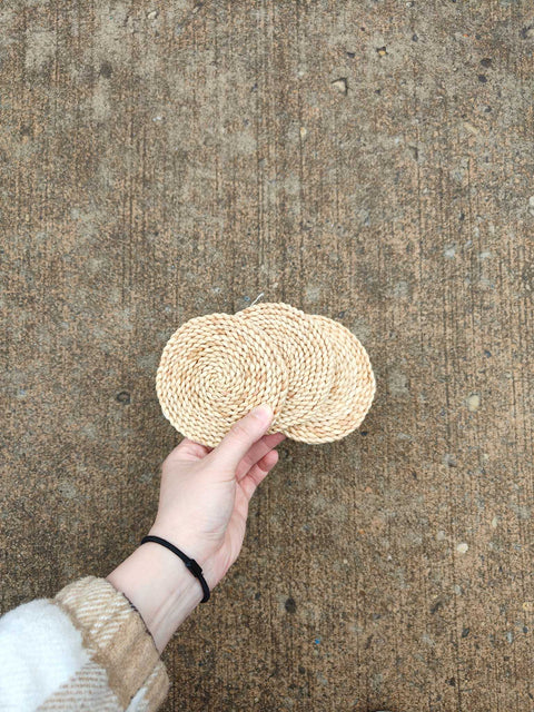 Natural Woven Coasters