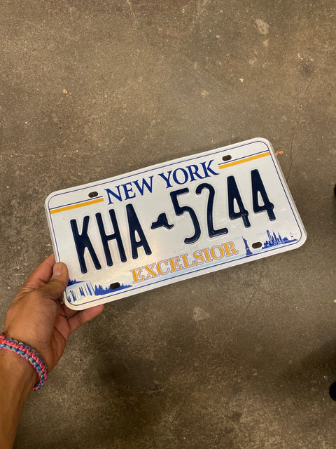 New York License Plate