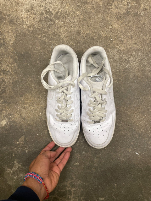 Nike Air Force 1 Whites, 9 US M or 40.5 EU