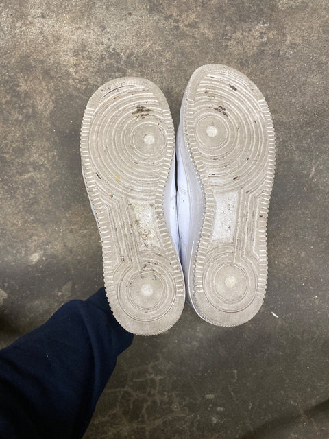 Nike Air Force 1 Whites, 9 US M or 40.5 EU