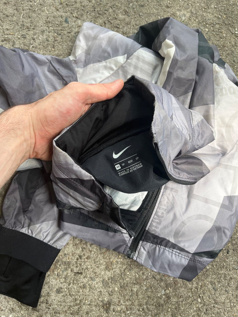 Nike Geometric Windbreaker, Size Adult XS