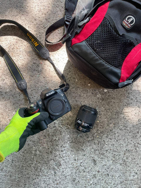 Nikon Camera & Zoom Lens, Needs Love