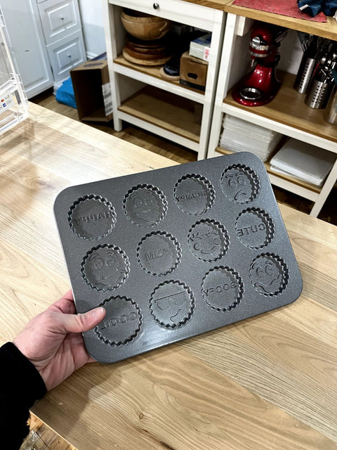 Nordic Ware Pro Cast Funny Faces Treat Pan