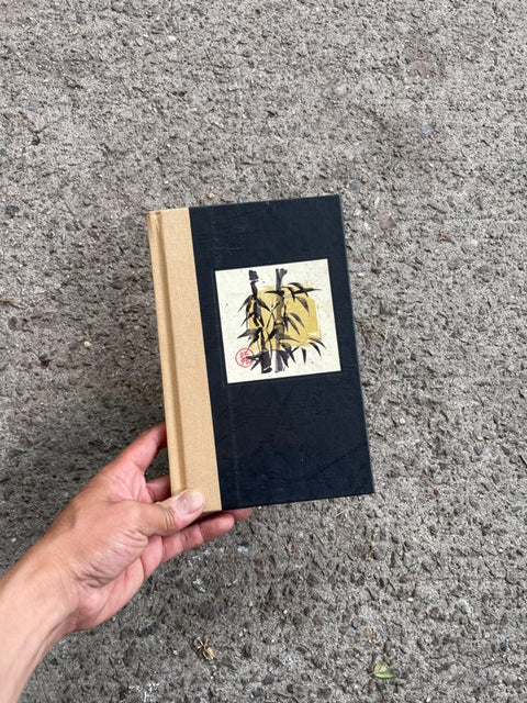 Notebook With Bamboo Painting