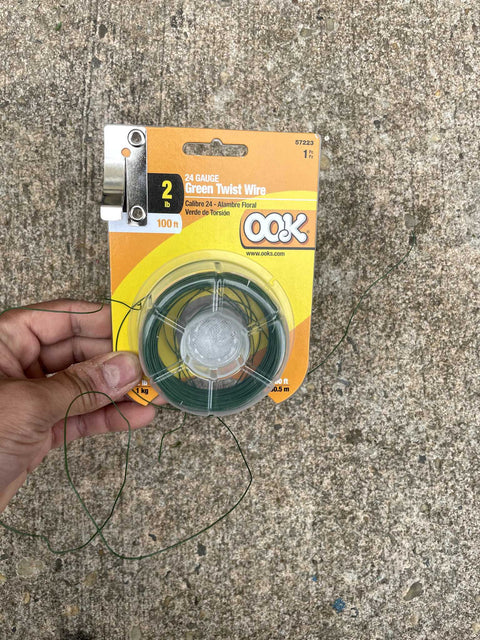 OOK Green Twist Wire