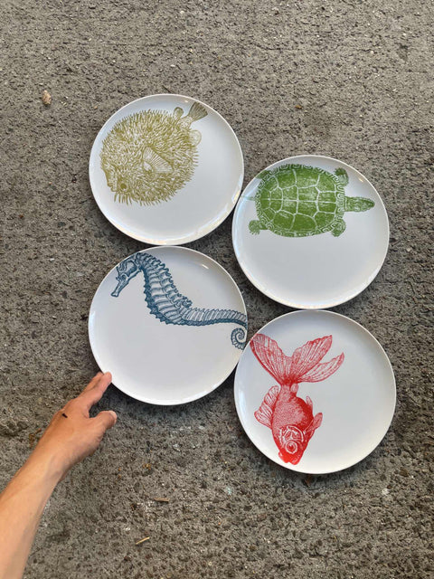 Ocean Life Plate Set
