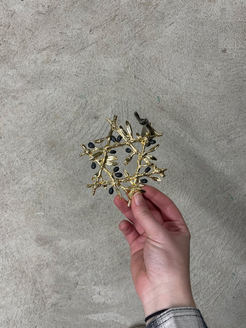 Olive Branch Snowflake Ornament