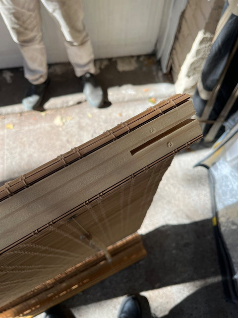One More Bamboo Window Blinds, W34xL60"