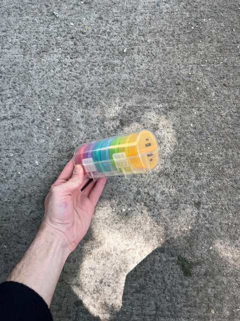 One More Rainbow Pill Organizer