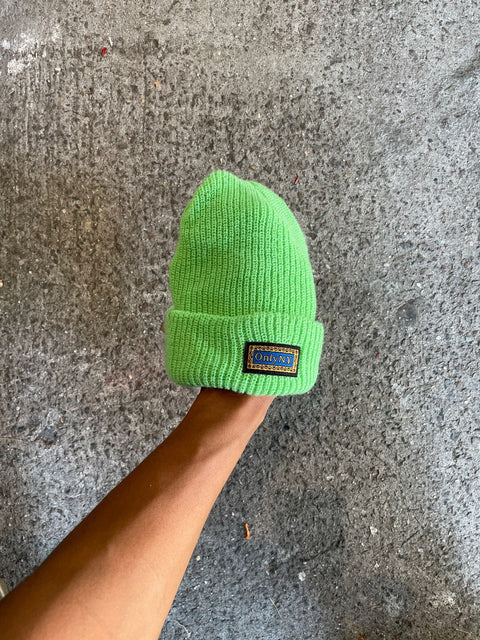 Only NY Lime Beanie