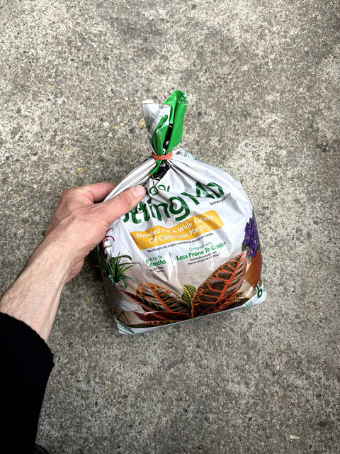 Opened Potting Mix Blend