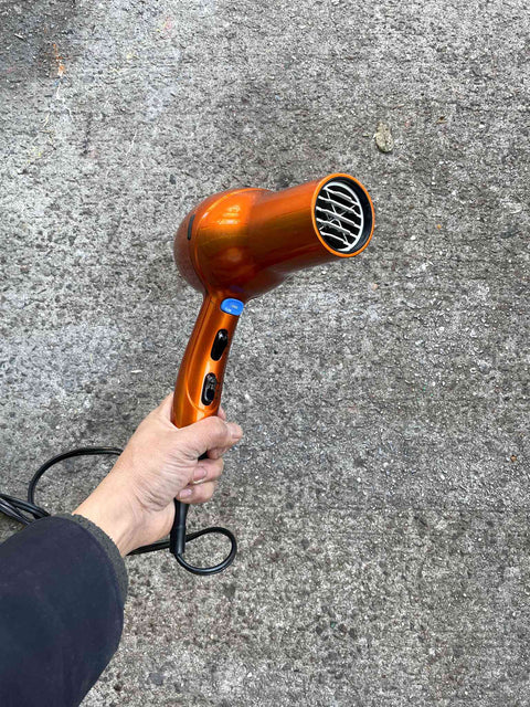 Orange Hair Dryer