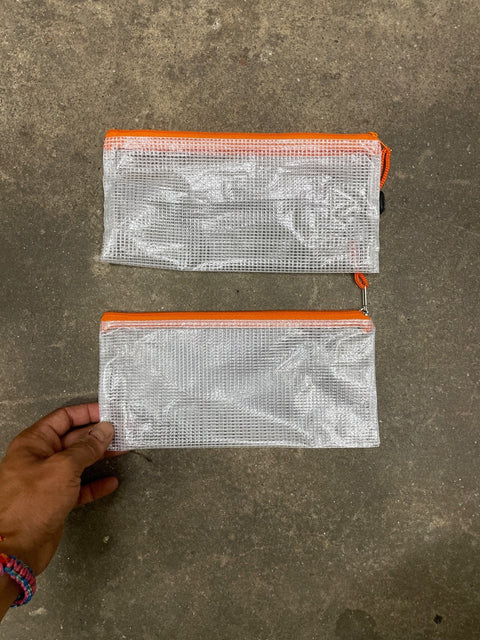 Orange Trimmed Pencil Cases