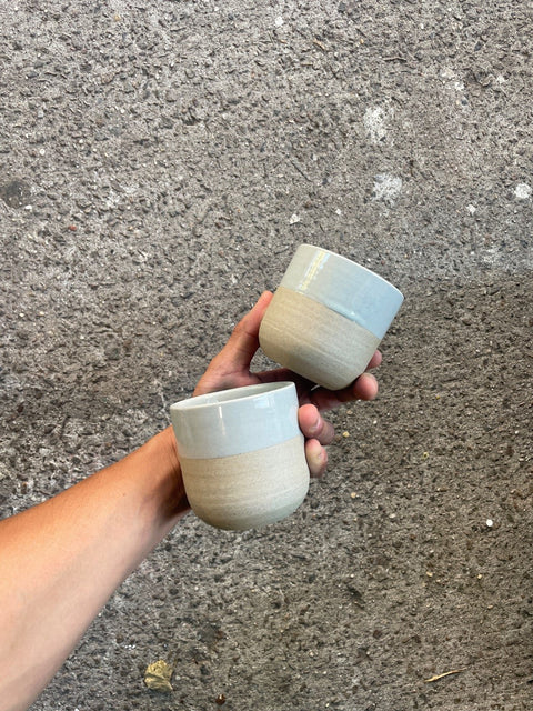 Orb two-toned Ceramic Mugs