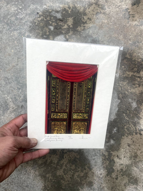 Ornate Carved Door Print