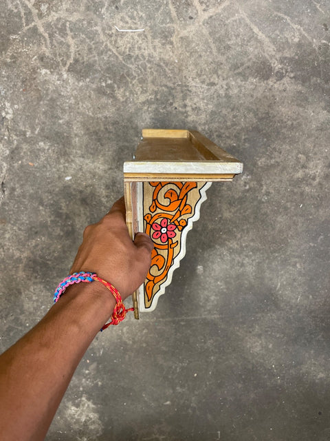 Ornate Key Holder And Shelf