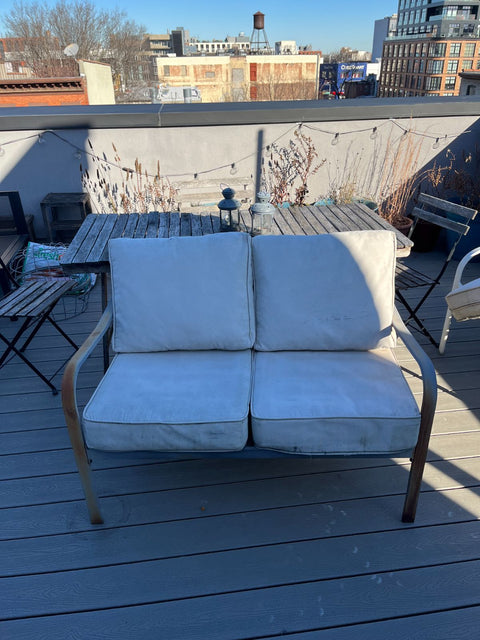 Outdoor Loveseat That Would Need New Cushions