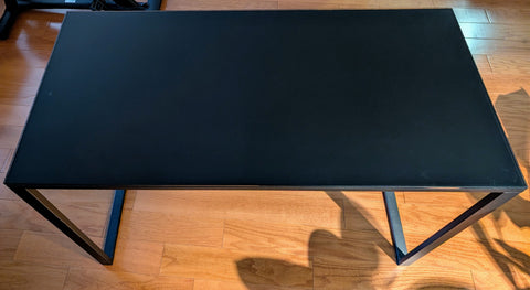 UMBUZÖ Black Glass And Metal Desk (We Have 2!)