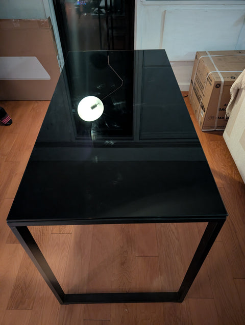 UMBUZÖ Black Glass And Metal Desk (We Have 2!)