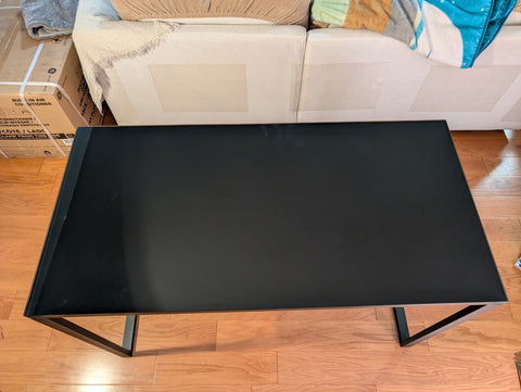 UMBUZÖ Black Glass And Metal Desk (We Have 2!)