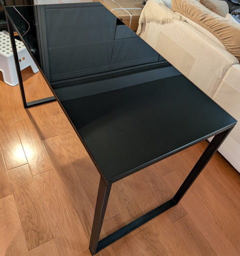UMBUZÖ Black Glass And Metal Desk (We Have 2!)