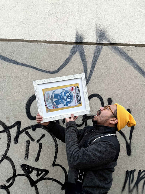 Pabst Blue Ribbon Framed Art Print
