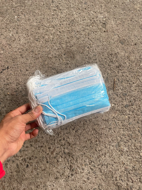 Pack Of Blue Face Masks