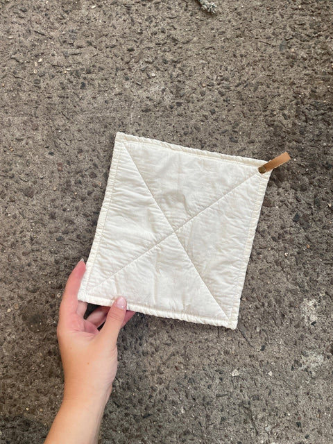 Padded Cream Pot Holder