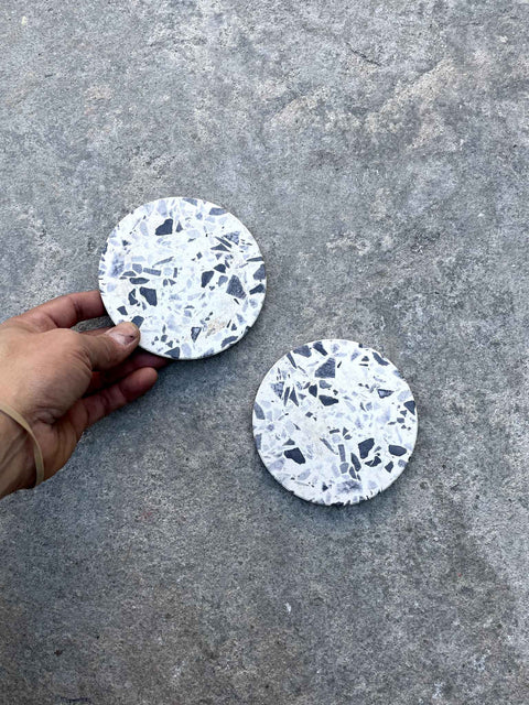Pair of Terrazzo Coasters