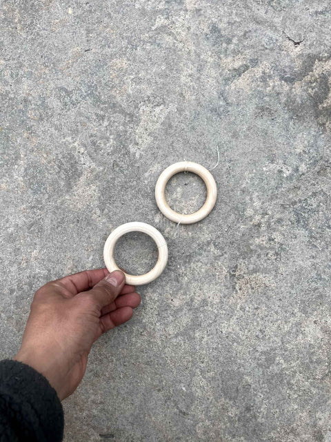 Pair of Wooden Rings
