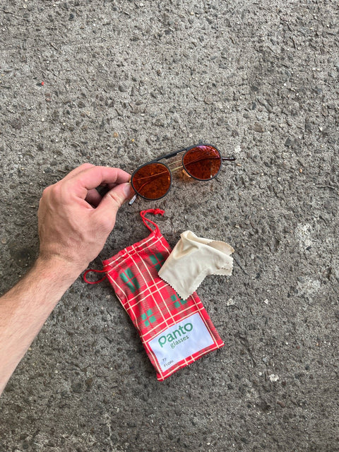 Panto Round Sunglasses
