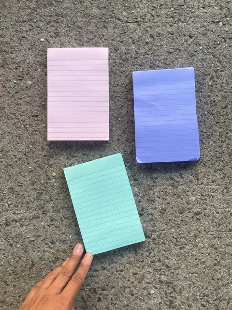 Pastel Colored Notepad Set