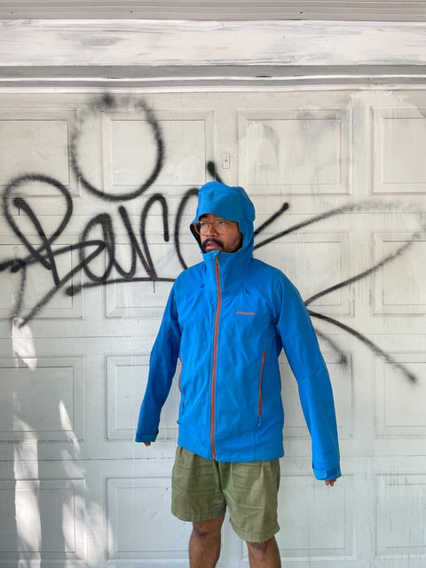 Patagonia Blue Rain Jacket, Sz M