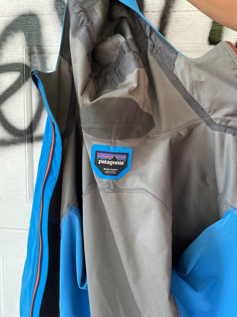 Patagonia Blue Rain Jacket, Sz M
