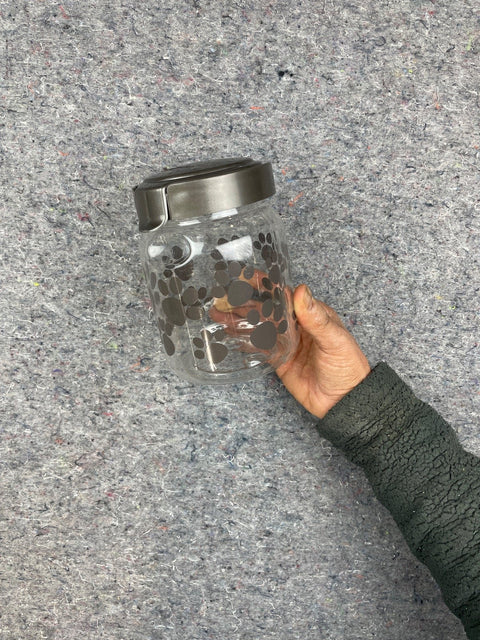 Paw Print Treat Jar