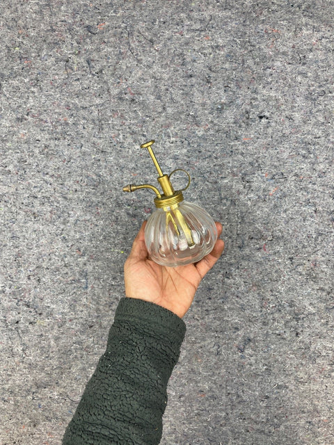 Clear Ribbed Glass Plant Mister
