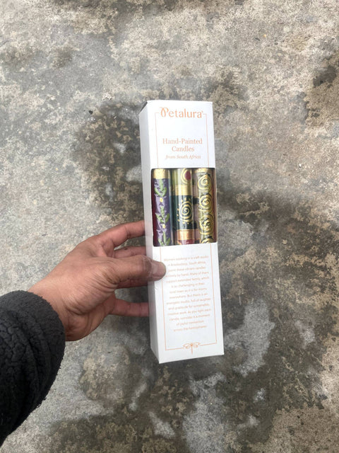 Petalura Hand-Painted Candles
