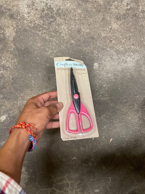 Pink Crafter's Square Scissors